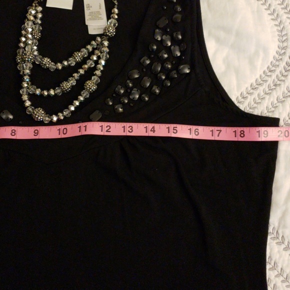 Emma James large designer black sleeveless blouse - Picture 5 of 8